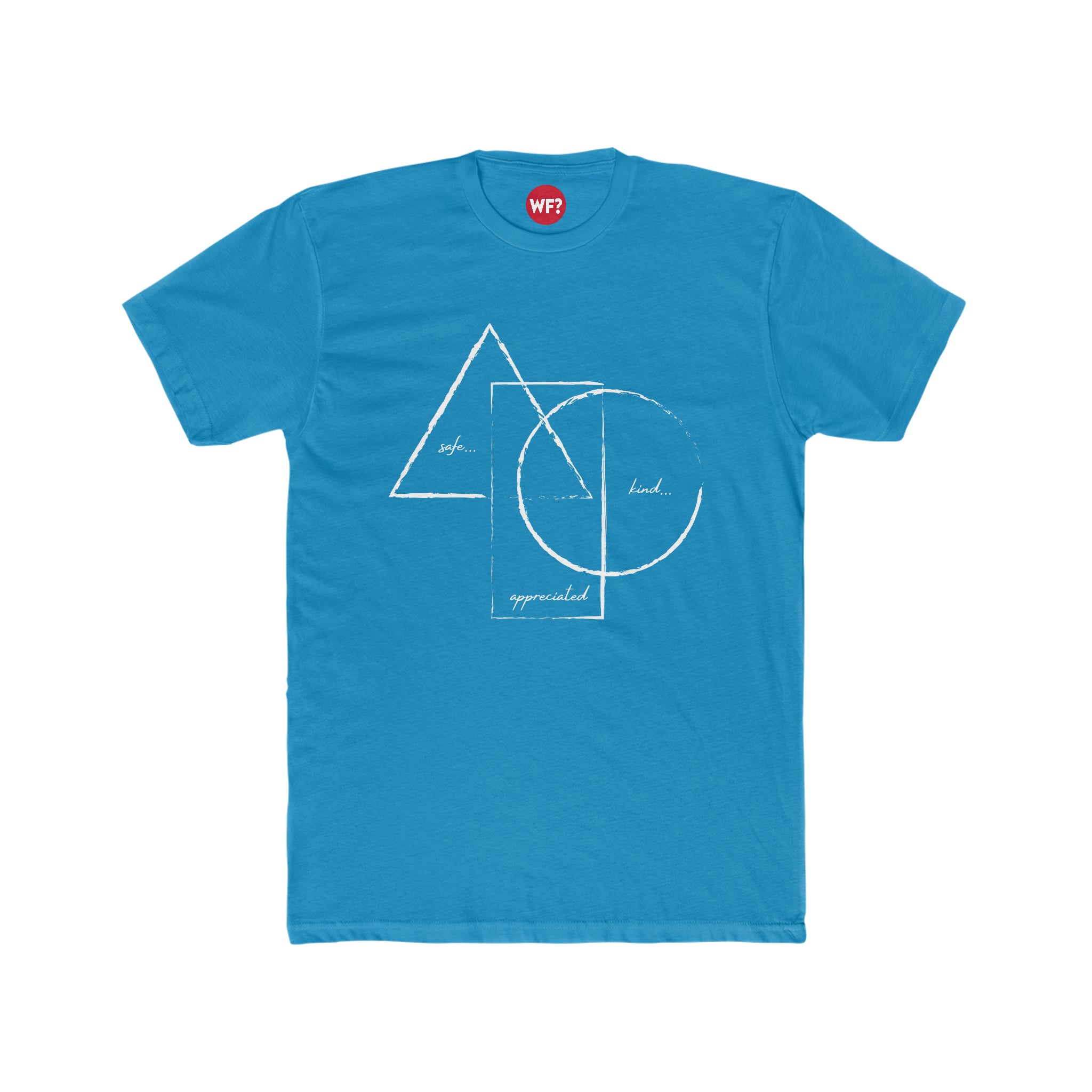 Buy solid-turquoise BE/KNOW Short Sleeve Unisex T-Shirt