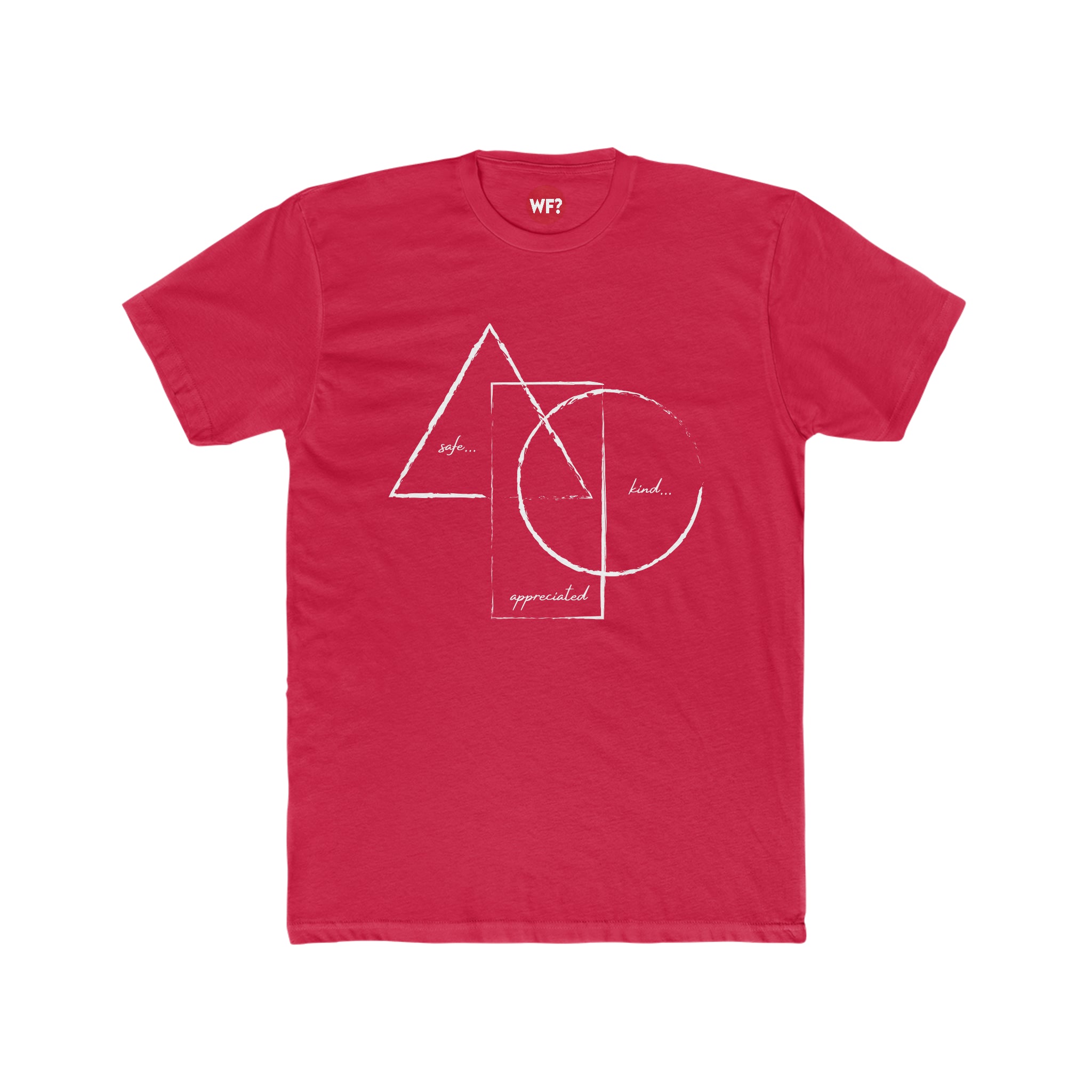 Buy solid-red BE/KNOW Short Sleeve Unisex T-Shirt