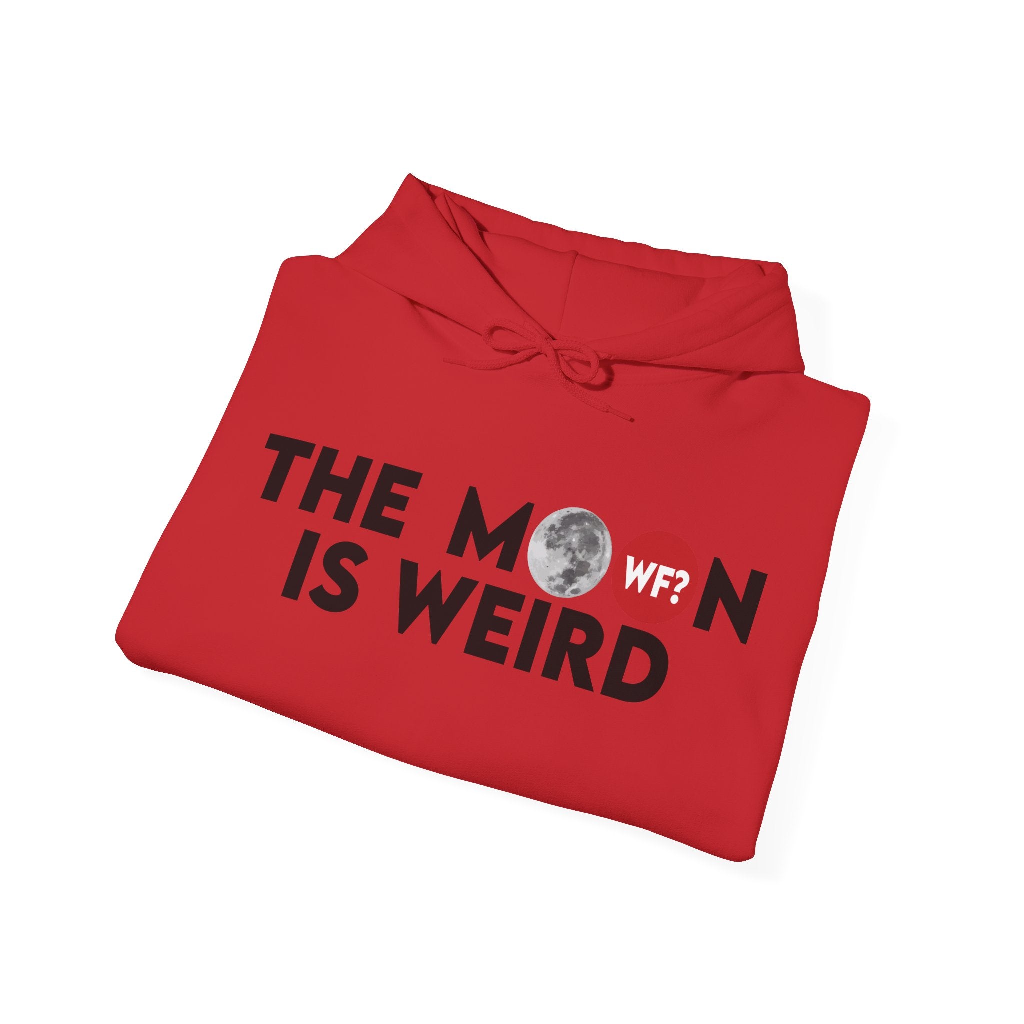 The Moon is Weird Hooded Sweatshirt