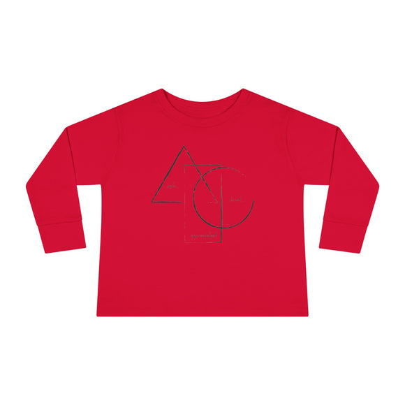 BE/KNOW Toddler Long Sleeve Tee