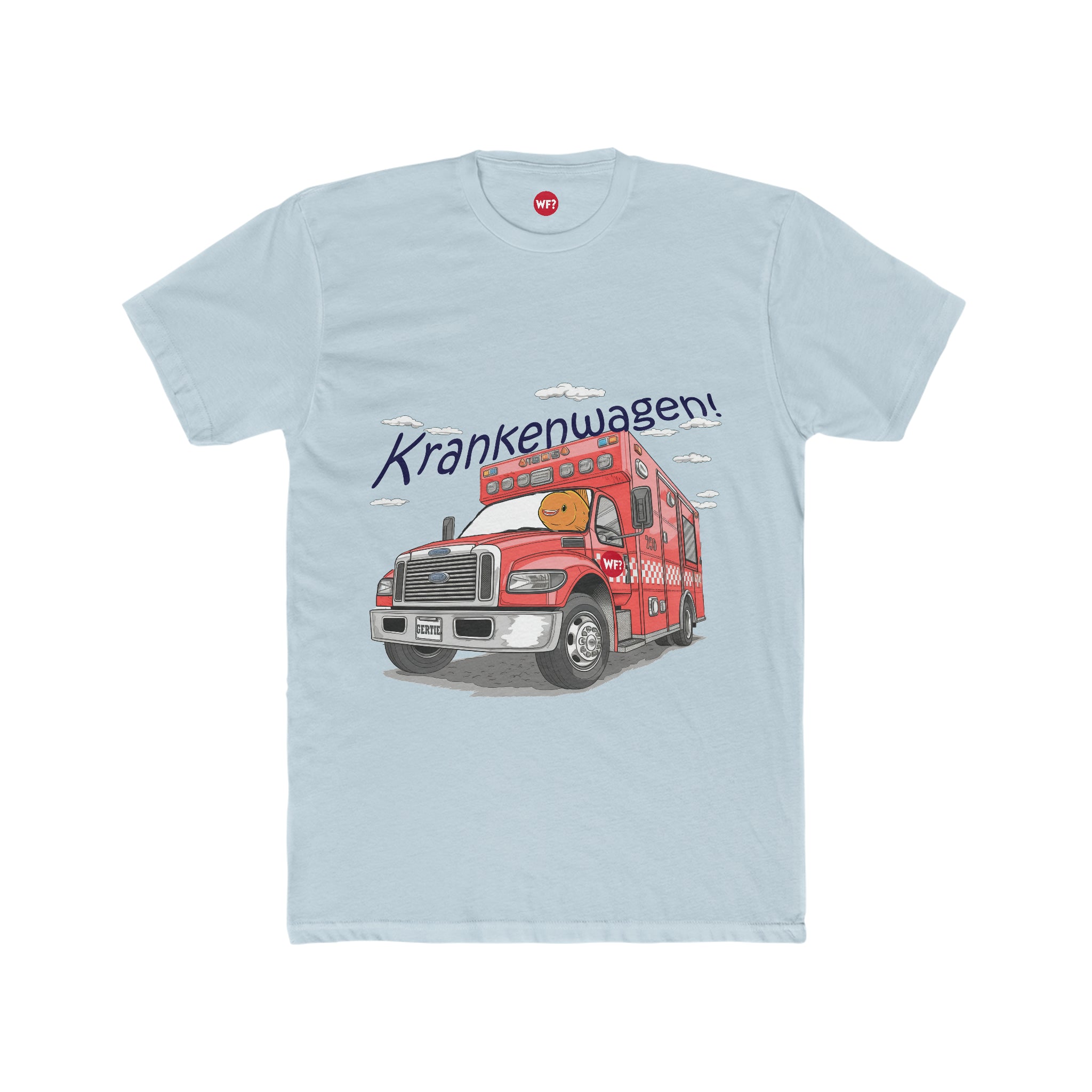 Buy solid-light-blue Krankenwagen T-Shirt