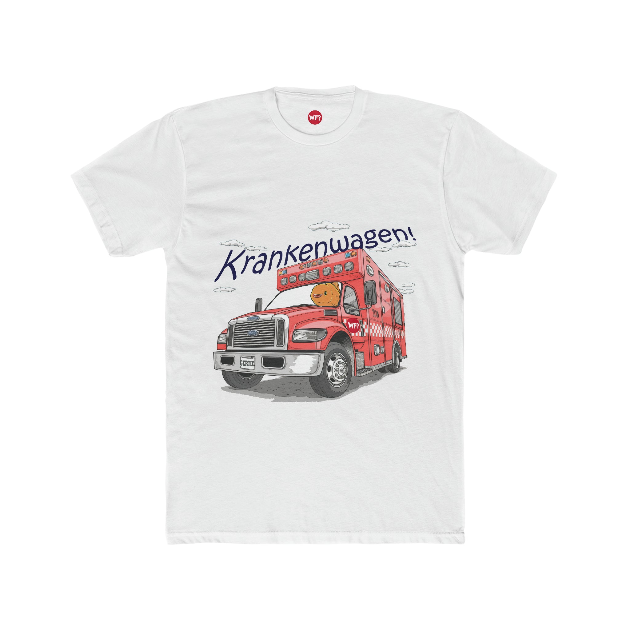 Buy solid-white Krankenwagen T-Shirt