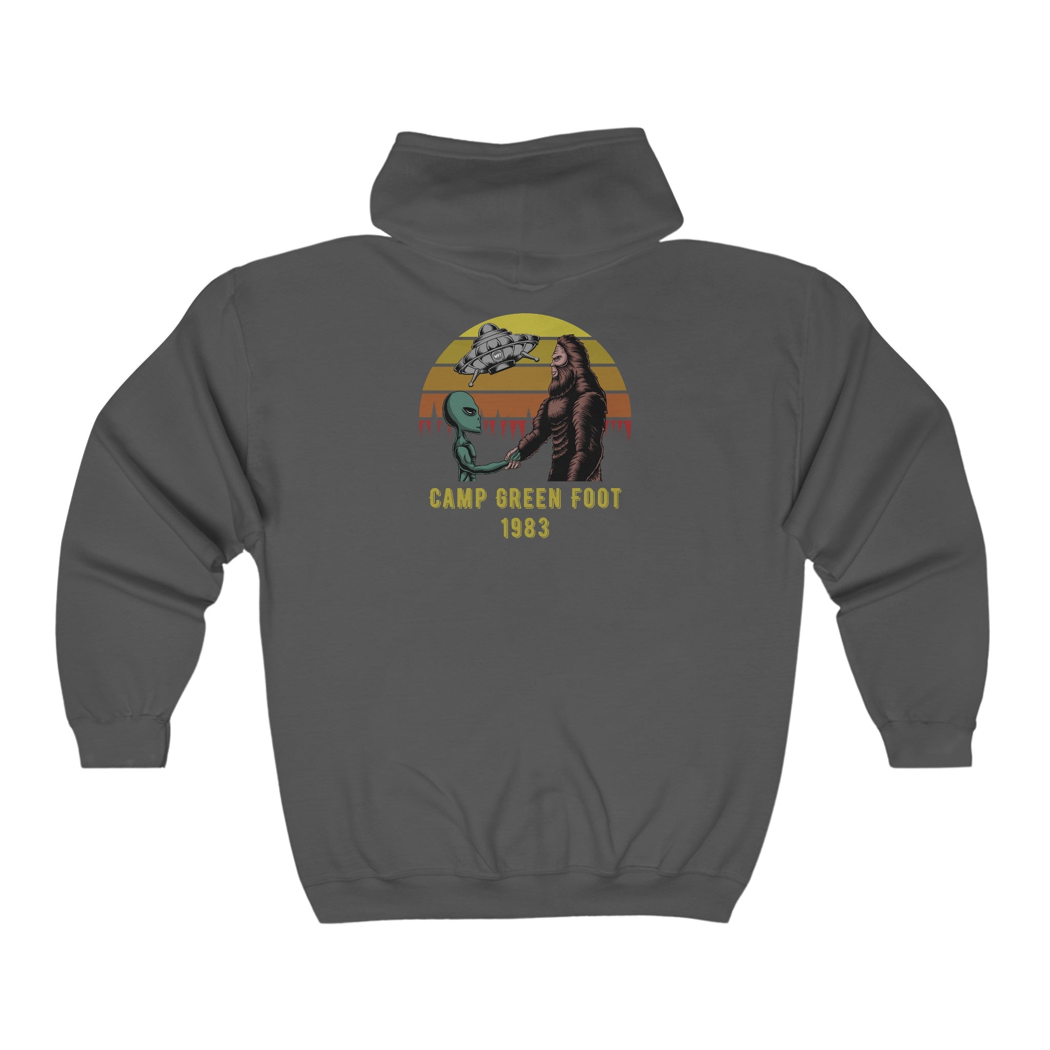 Camp Green Foot 1983 Full Zip Hoodie – The Why Files