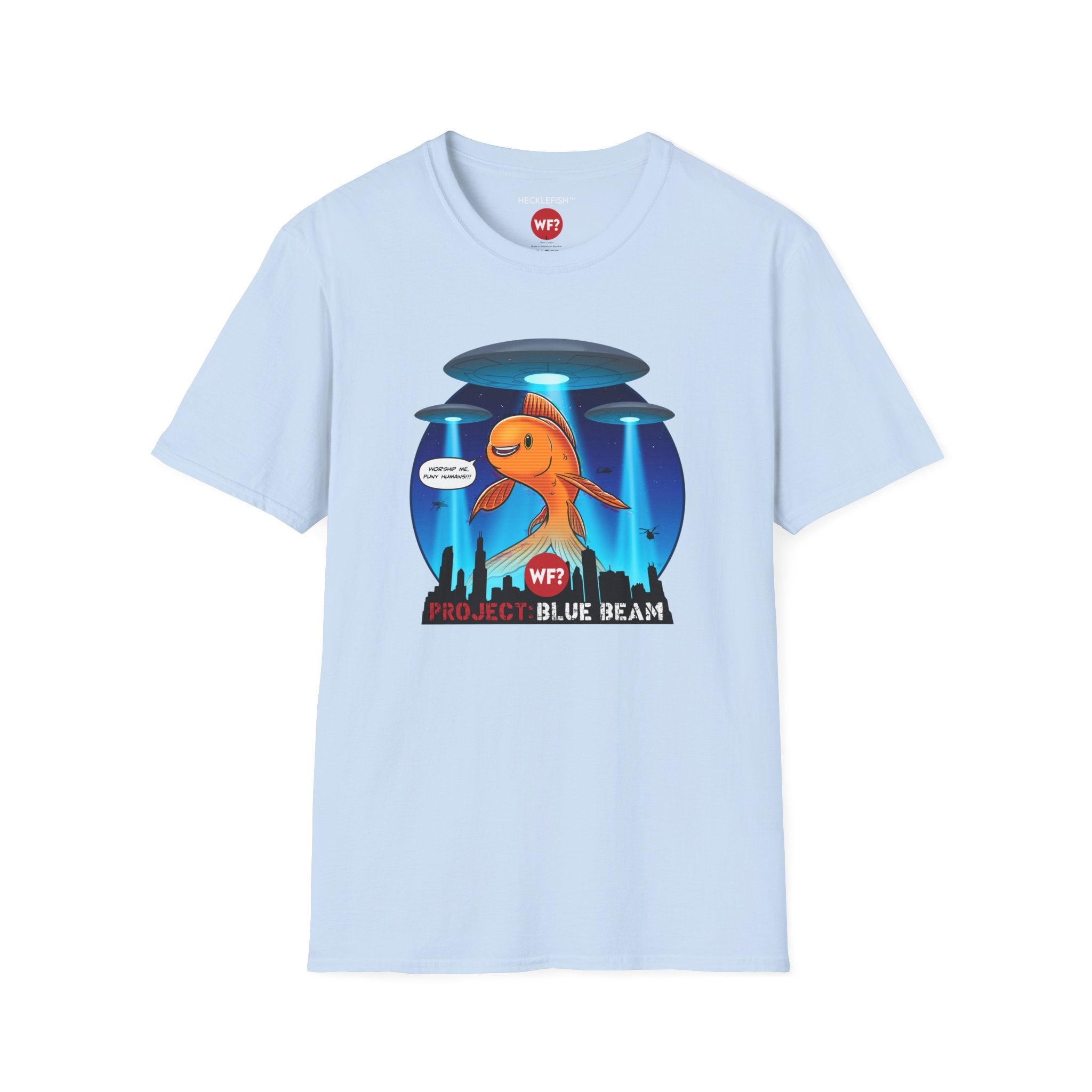 Buy light-blue 10/8 Project Blue Beam 2 Limited Edition Unisex Softstyle T-Shirt