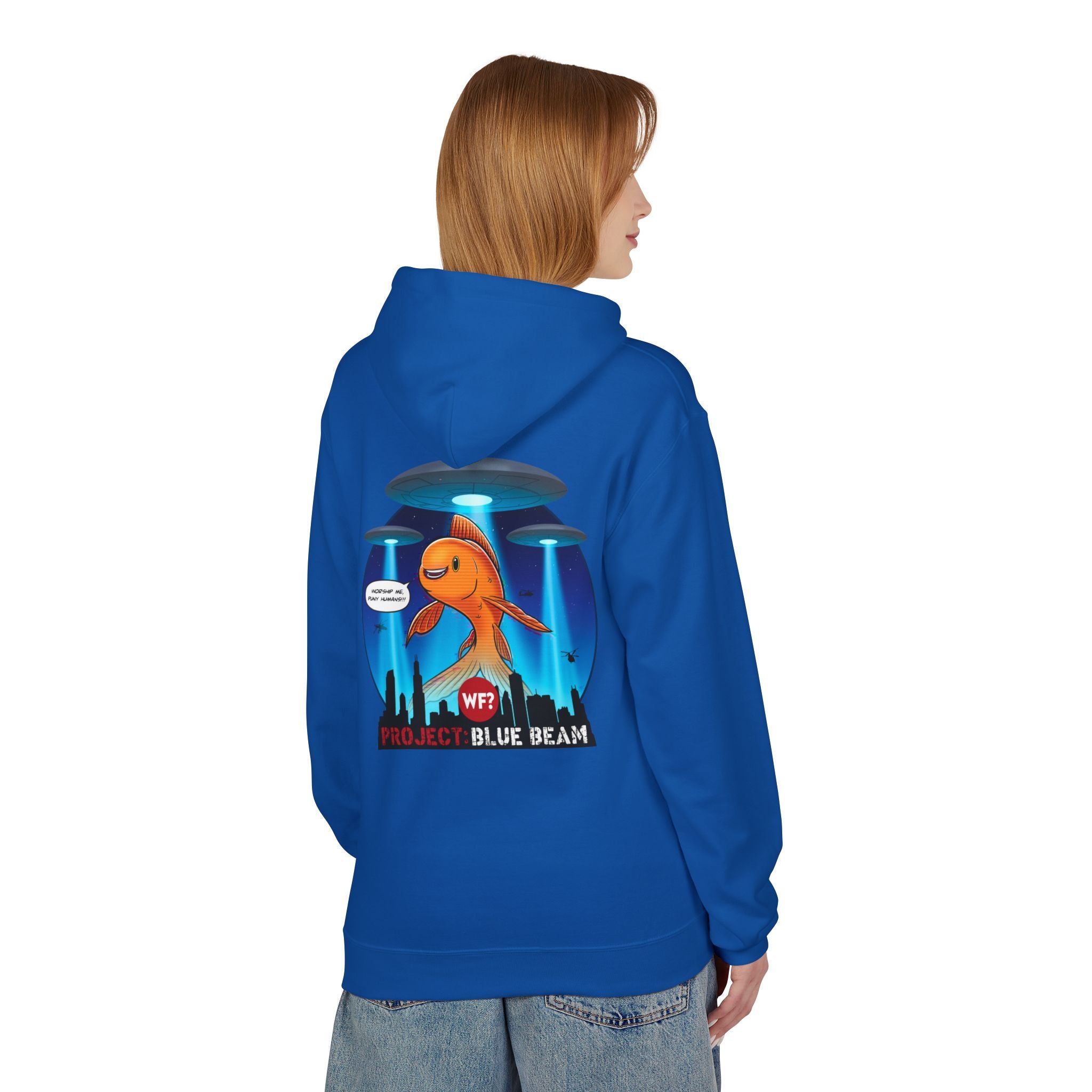 10/8 Project Blue Beam Limited Edition Unisex Lightweight Hooded Sweatshirt