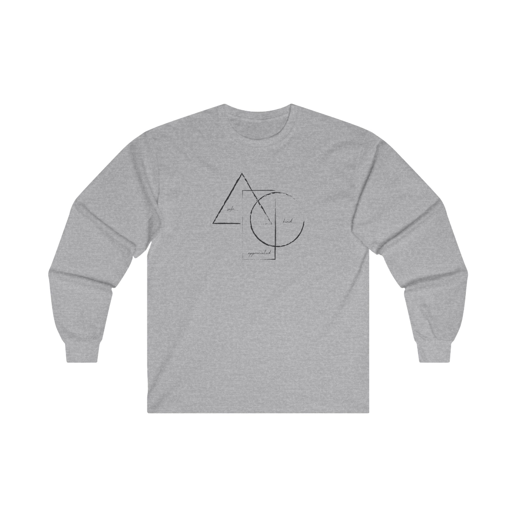 Buy sport-grey BE/KNOW  Unisex Ultra Cotton Long Sleeve Tee