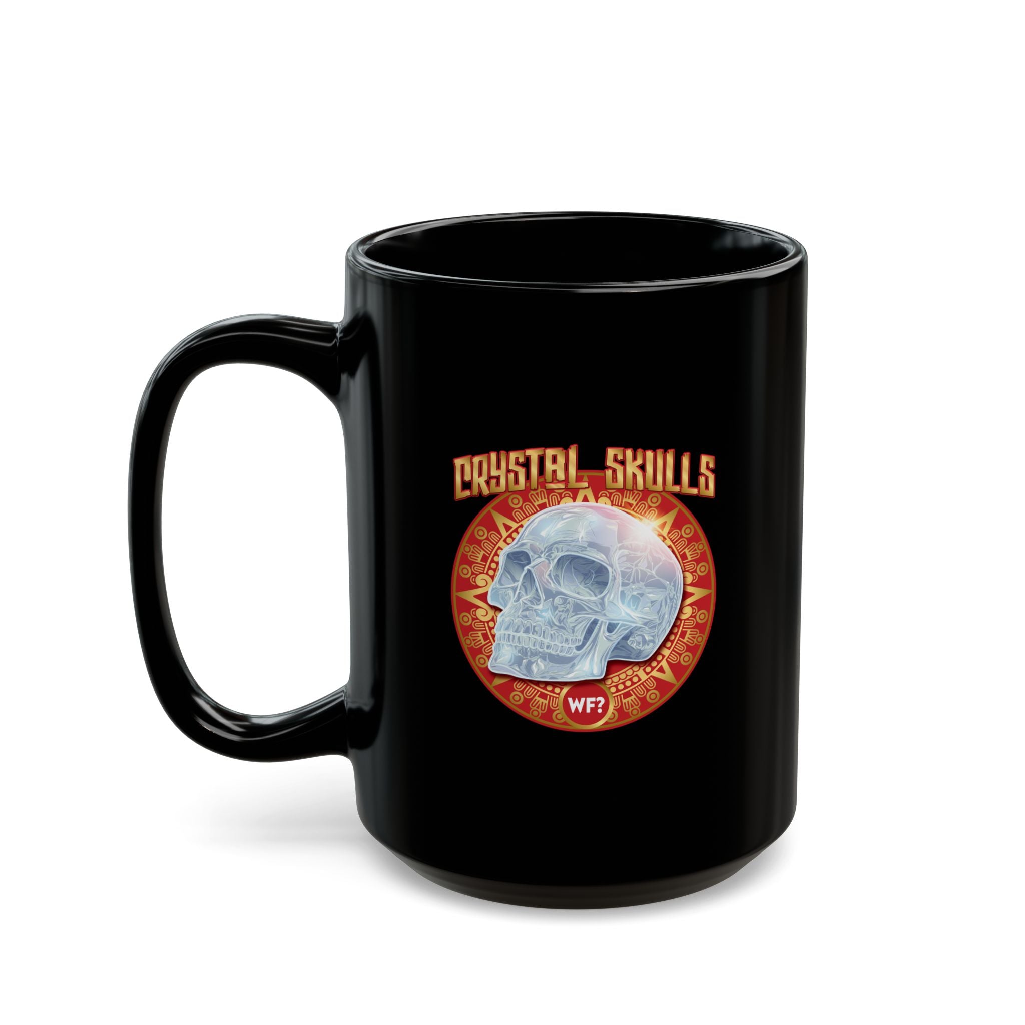 2/13 Crystal Skulls Limited Black Mug 15oz