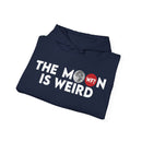 The Moon is Weird Hooded Sweatshirt-11