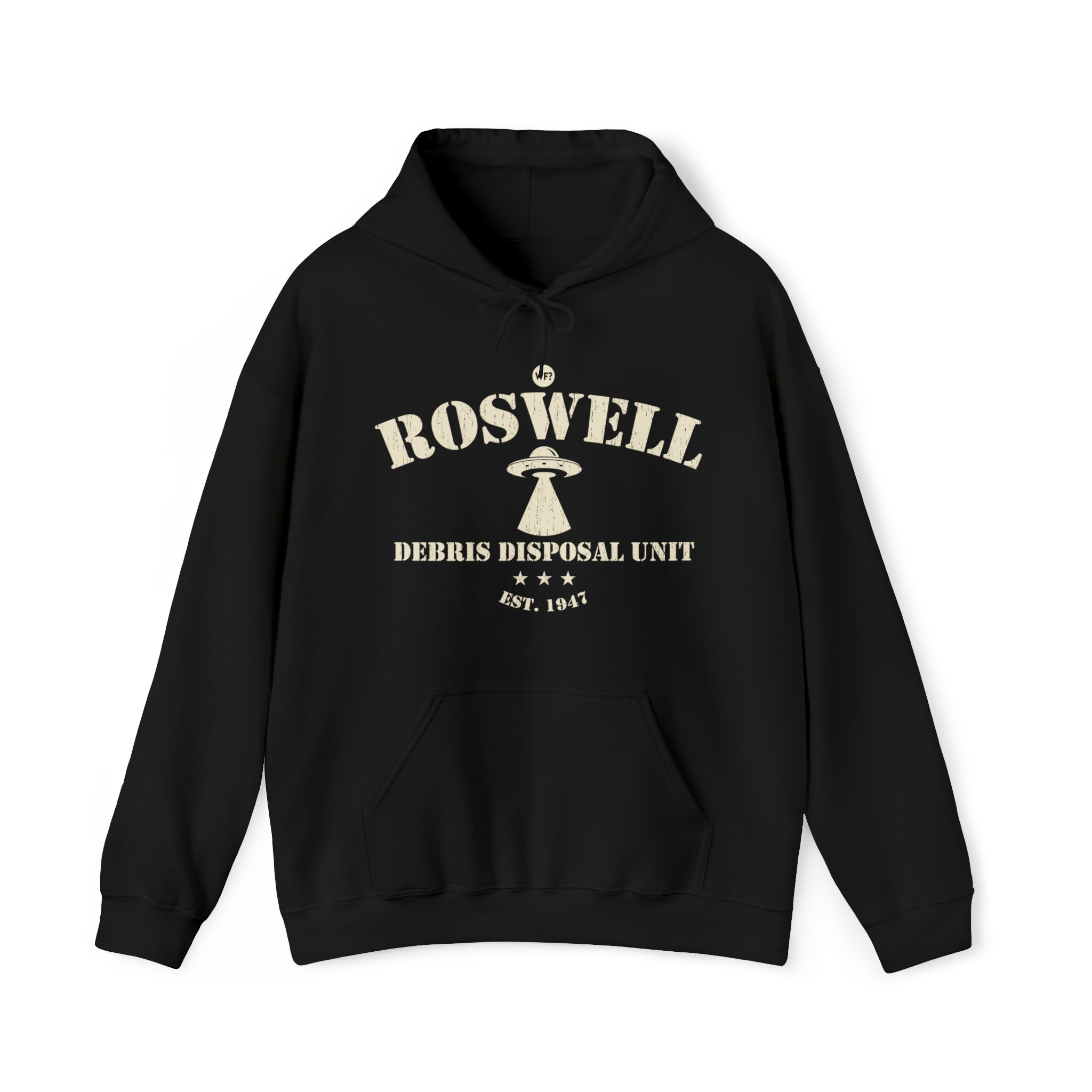 Buy black Roswell Unisex Pullover Hoodie