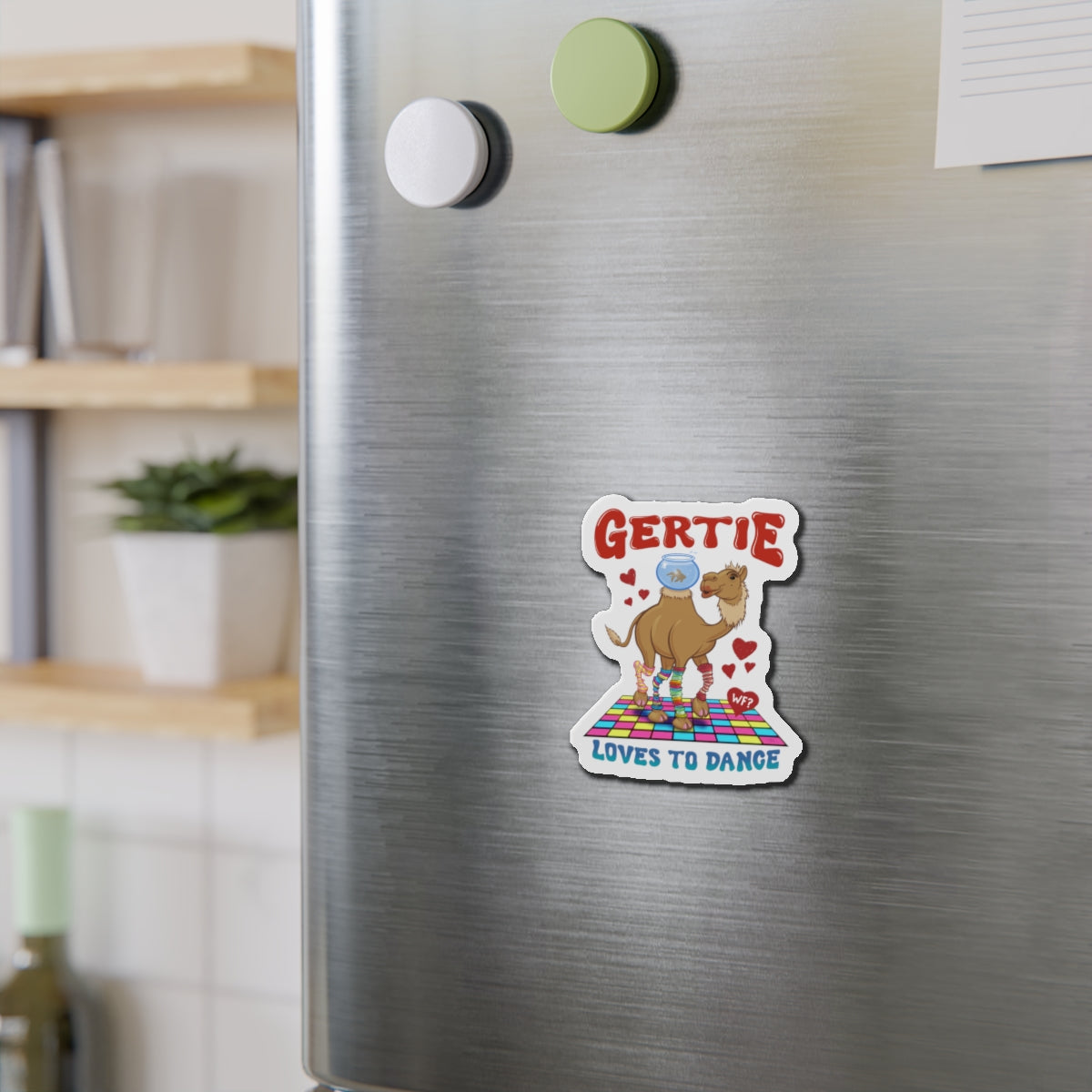 Gertie Loves to Dance Die-Cut Magnet