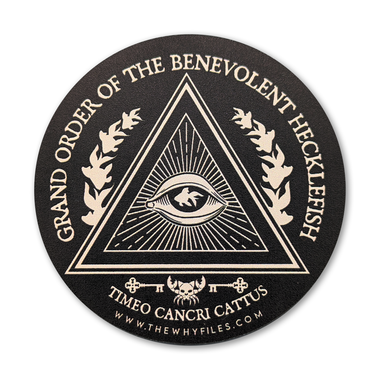 TWF Benevolent Hecklefish 3" round sticker - Limited Edition - 0