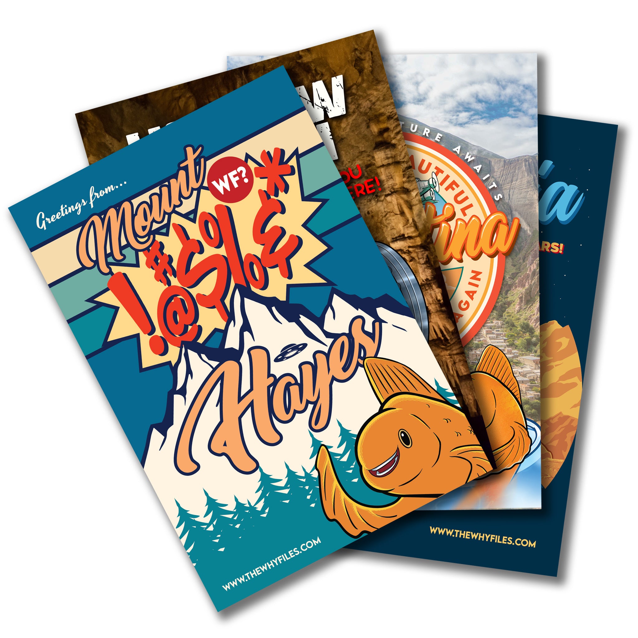 TWF & Hecklefish Travel Postcards! | The Why Files