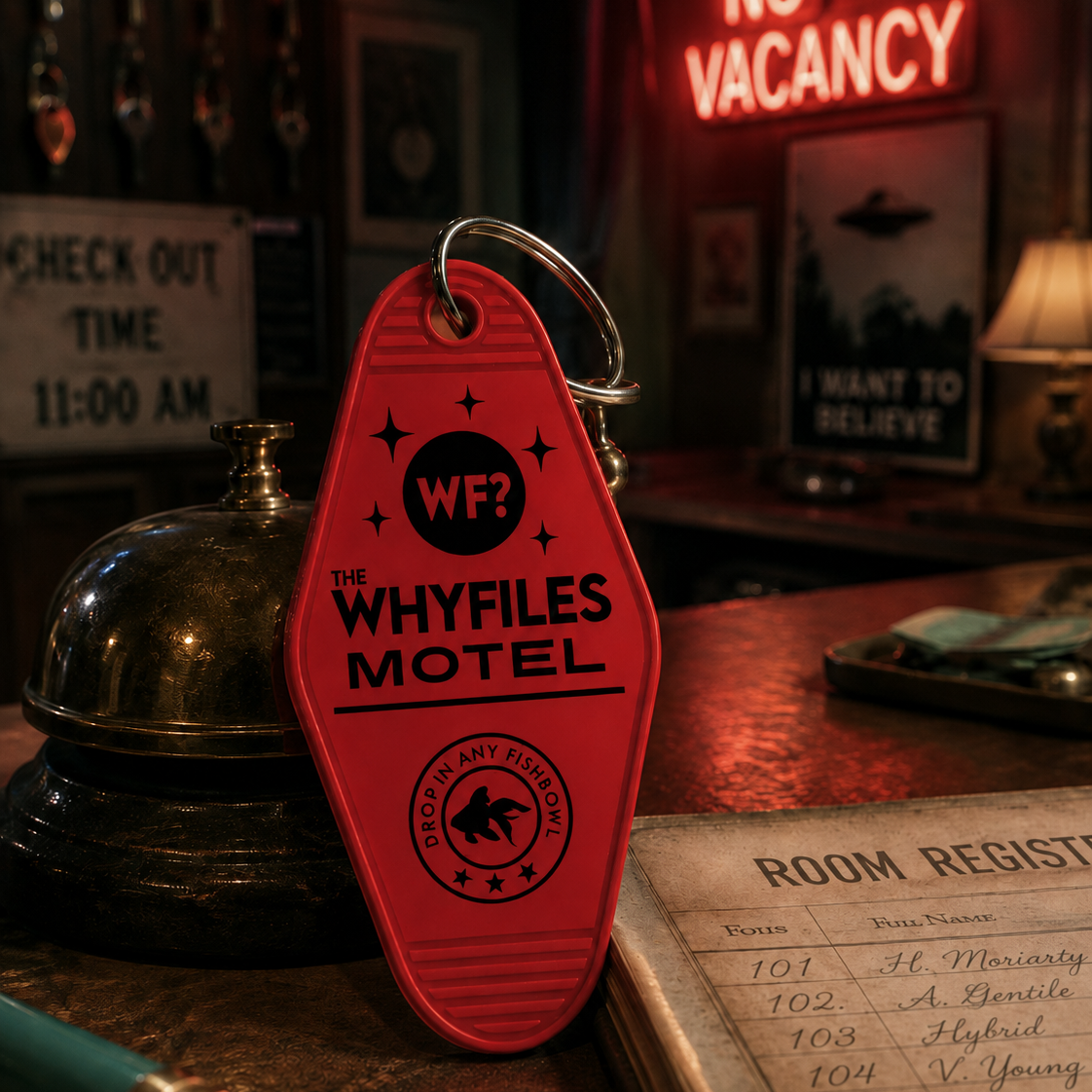 TWF Motel Keychain