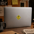 Lizzid People Crossing Sticker