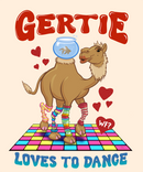 Gertie Loves to Dance Unisex Cotton Crew Tee-2