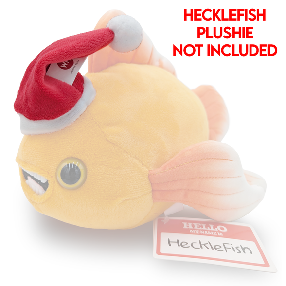 TWF Santa Hat for Hecklefish Plushie – Limited Edition
