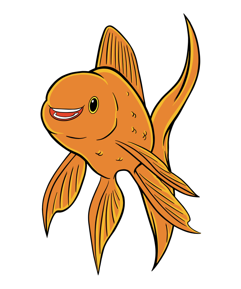 Hecklefish Diecut Sticker