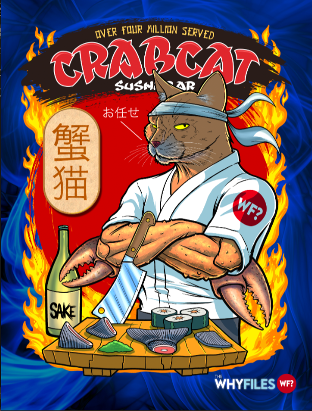 4M Crabcat Sushi Celebration Poster!! SIGNED!!