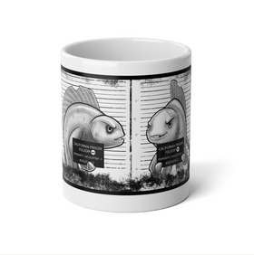 Hecklefish MugShot Mug!! 20oz