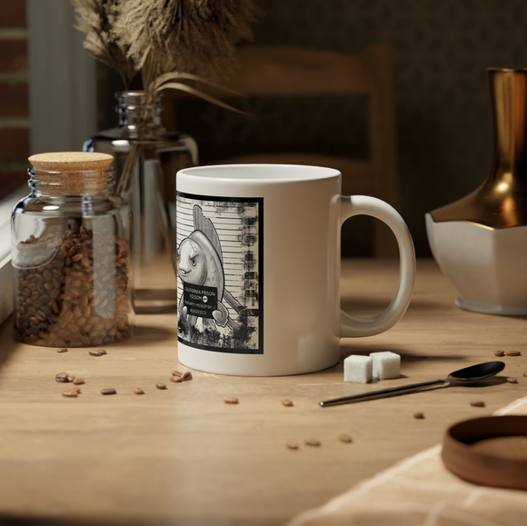 Hecklefish MugShot Mug!! 20oz