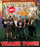 5 MILLION SUBS!!!! Unisex Softstyle Tee-1