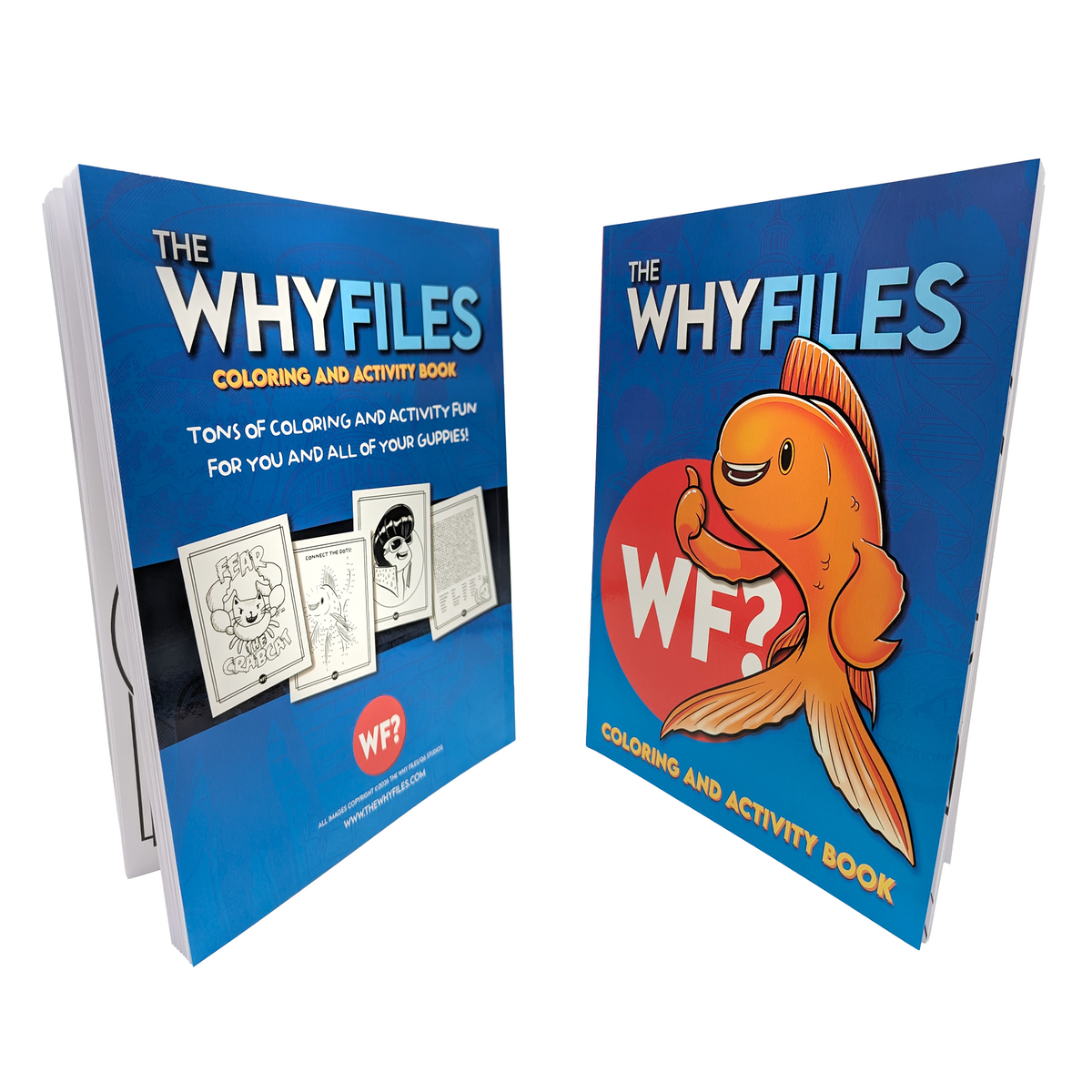 Why Files Coin TWF Coloring & Activity Book Vol. 1 – The Why Files