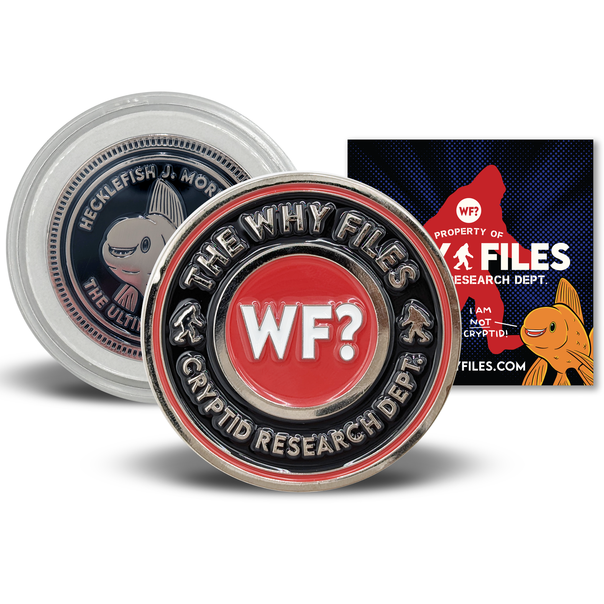 Official WF Challenge Coin - Cryptids 4 *SIGNED* NEW!!