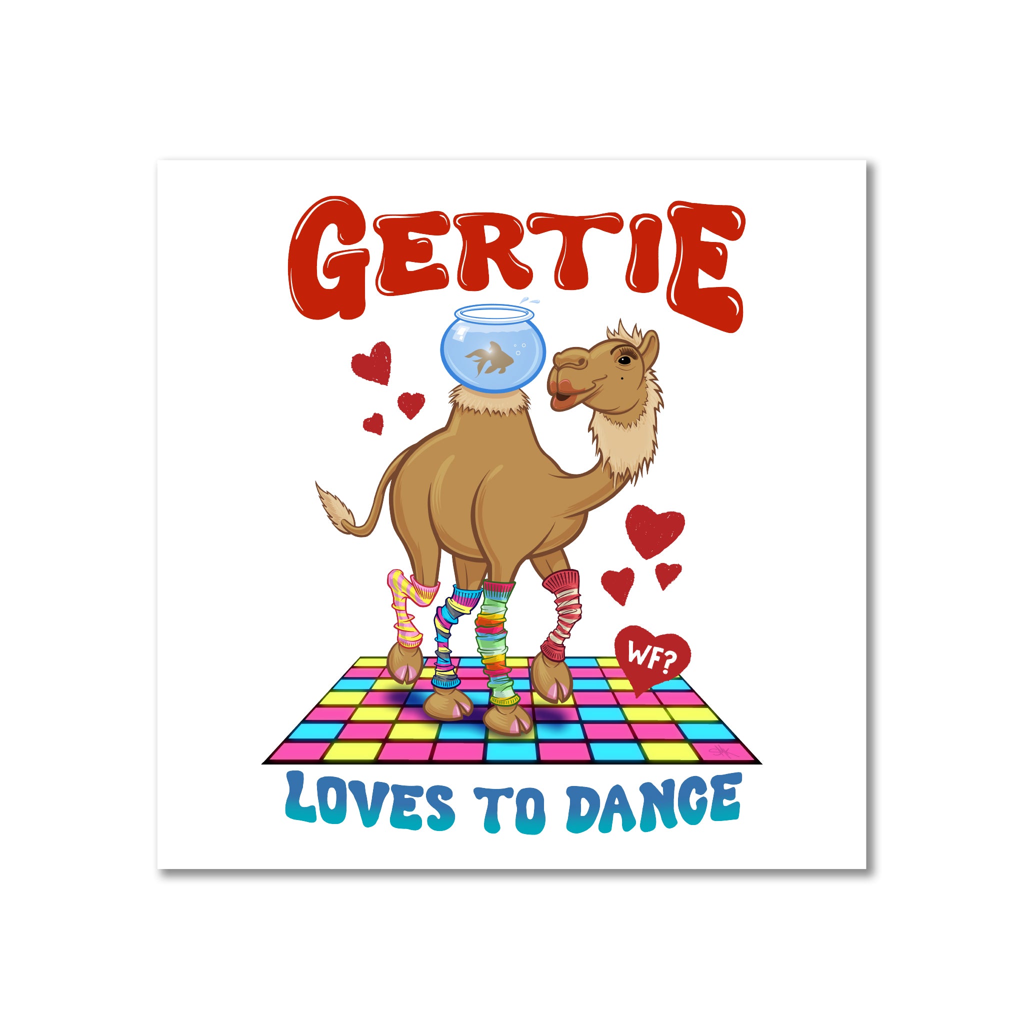 Gertie Loves to Dance Sticker