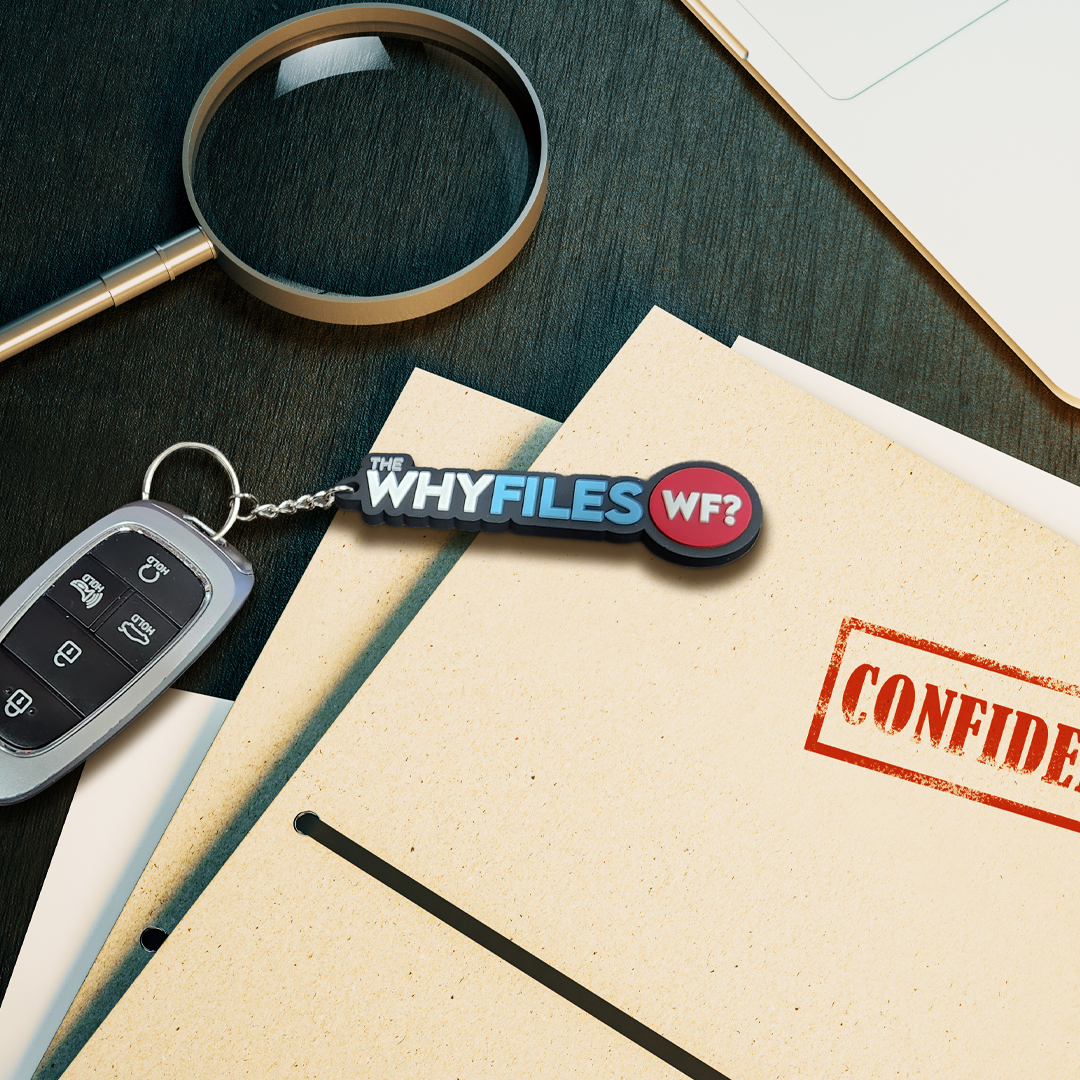 Why Files Set The Why Files Logo Keychain