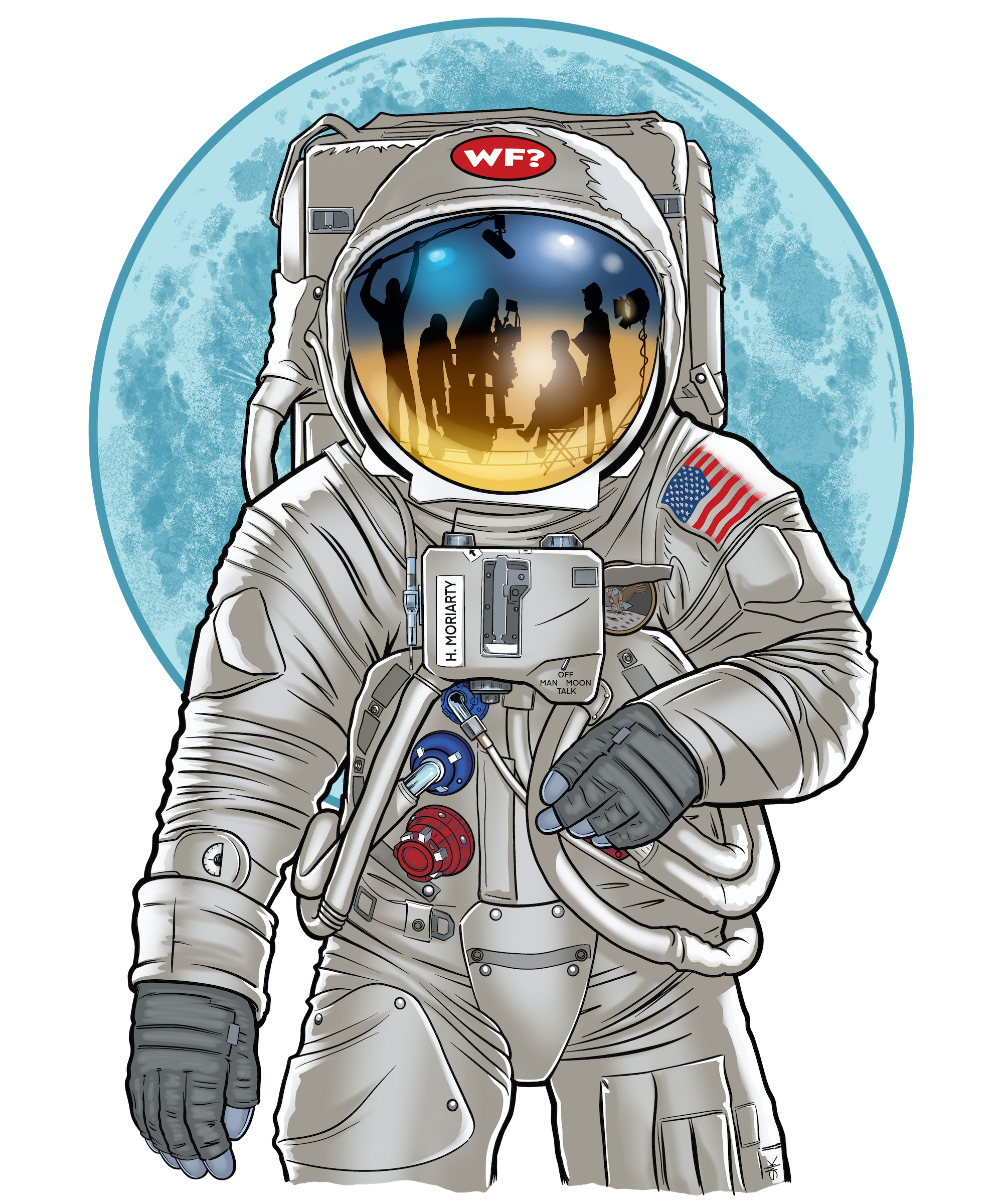 Kubrick Moon Landing T-Shirt