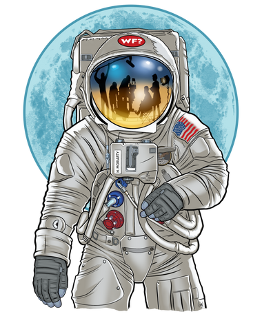 Kubrick Moon Landing Unisex Softstyle T-Shirt - 0