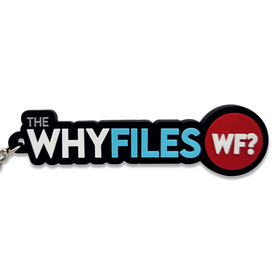 The Why Files Logo Keychain - Carry the Mystery Wherever You Go