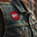 WF Logo Iron On Embroidered Patch 3 inches-1