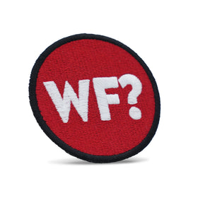 WF Logo Iron On Embroidered Patch 3 inches - 0