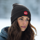 TWF Logo Waffle beanie-1