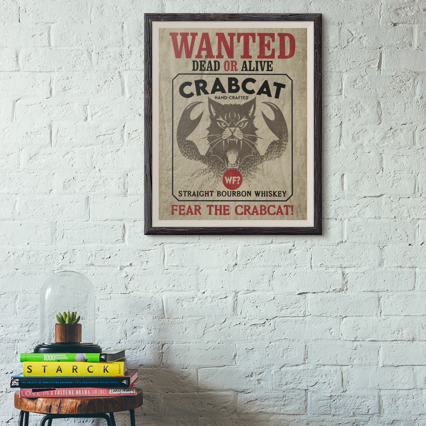 Crabcat Whiskey Poster