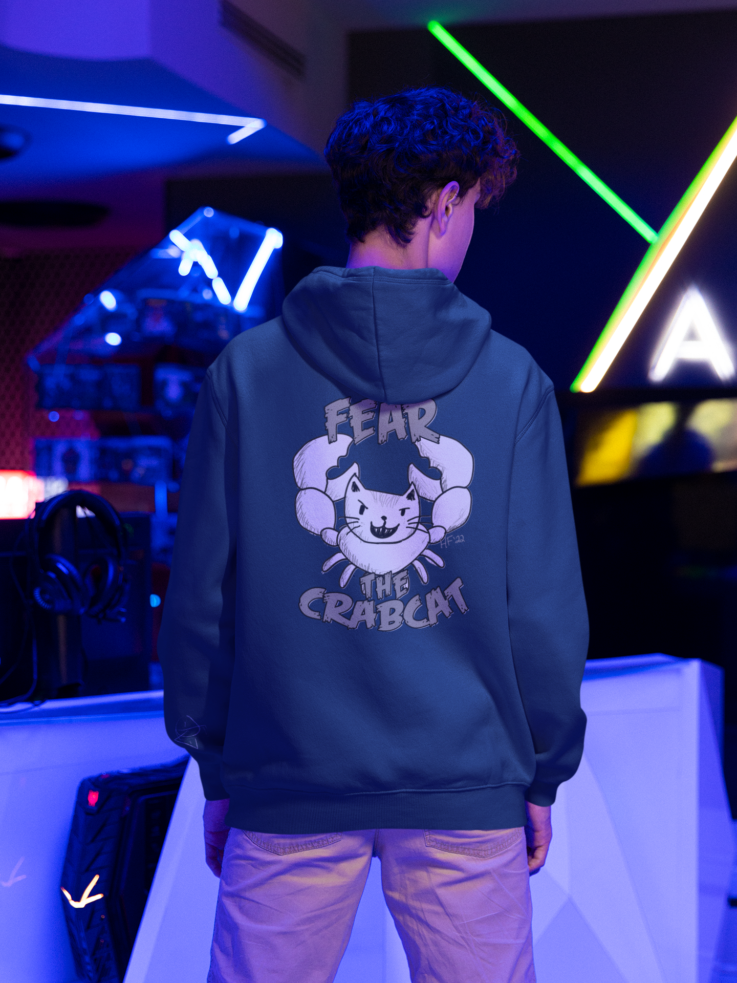 Fear the Crabcat Full Zip Hoodie