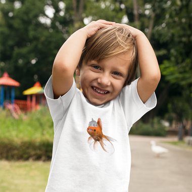 Hecklefish Tinfoil Hat Kids Heavy Tee