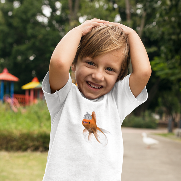 Hecklefish Tinfoil Hat Kids Heavy Tee