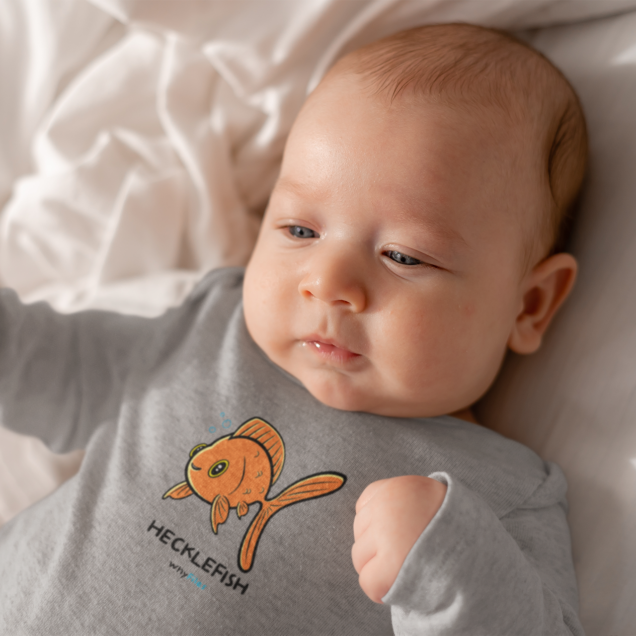 Baby Hecklefish Long Sleeve Bodysuit