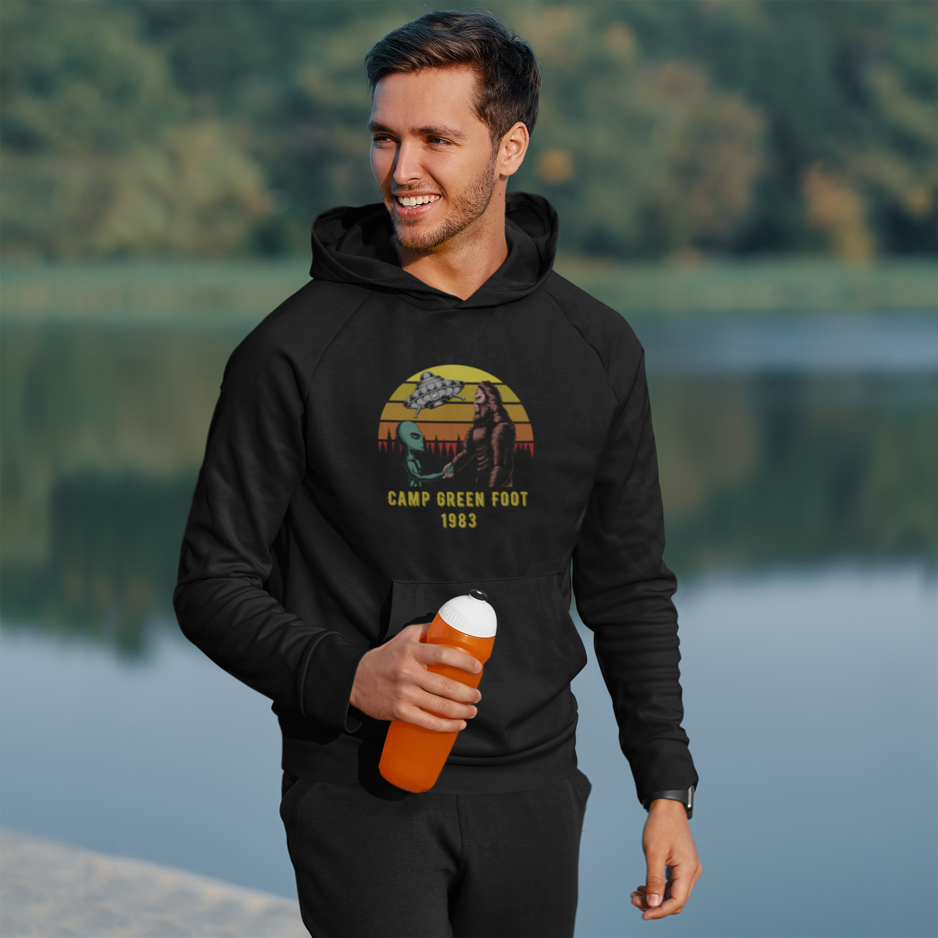 Camp Green Foot 1983 Pullover Hoodie