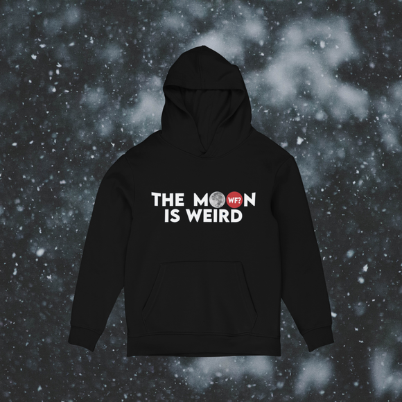 The Moon is Weird Hooded Sweatshirt