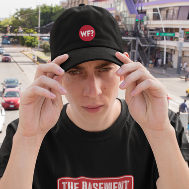 Why Files Embroidered Dad Hat - Black