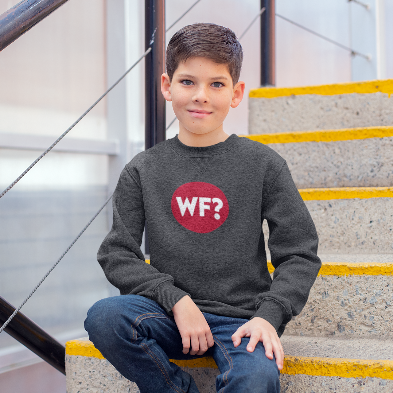 WF Logo Youth Crewneck Sweatshirt