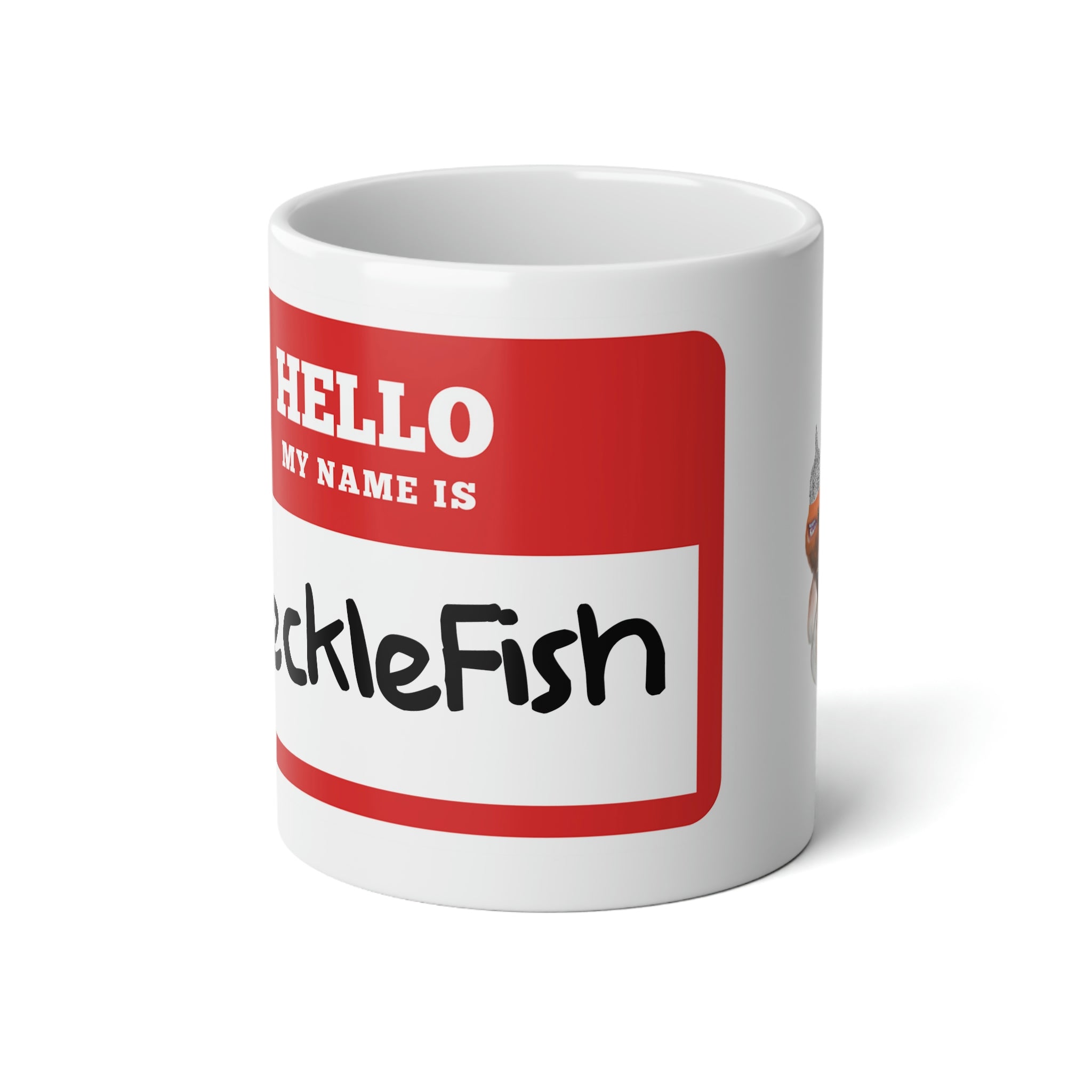 Hello Hecklefish Jumbo Mug, 20oz
