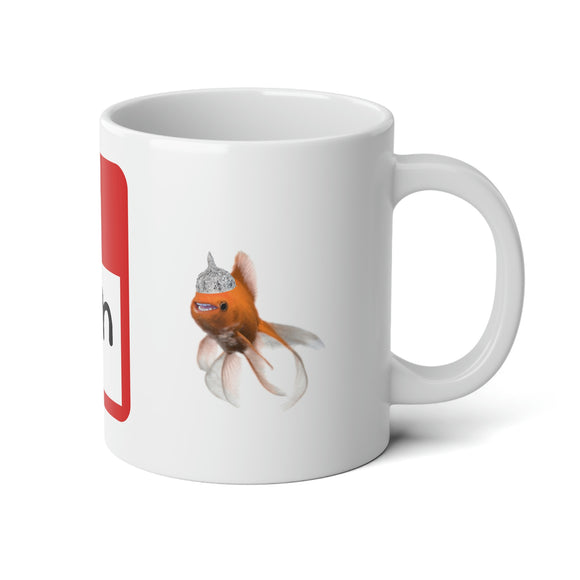 Hello Hecklefish Jumbo Mug, 20oz