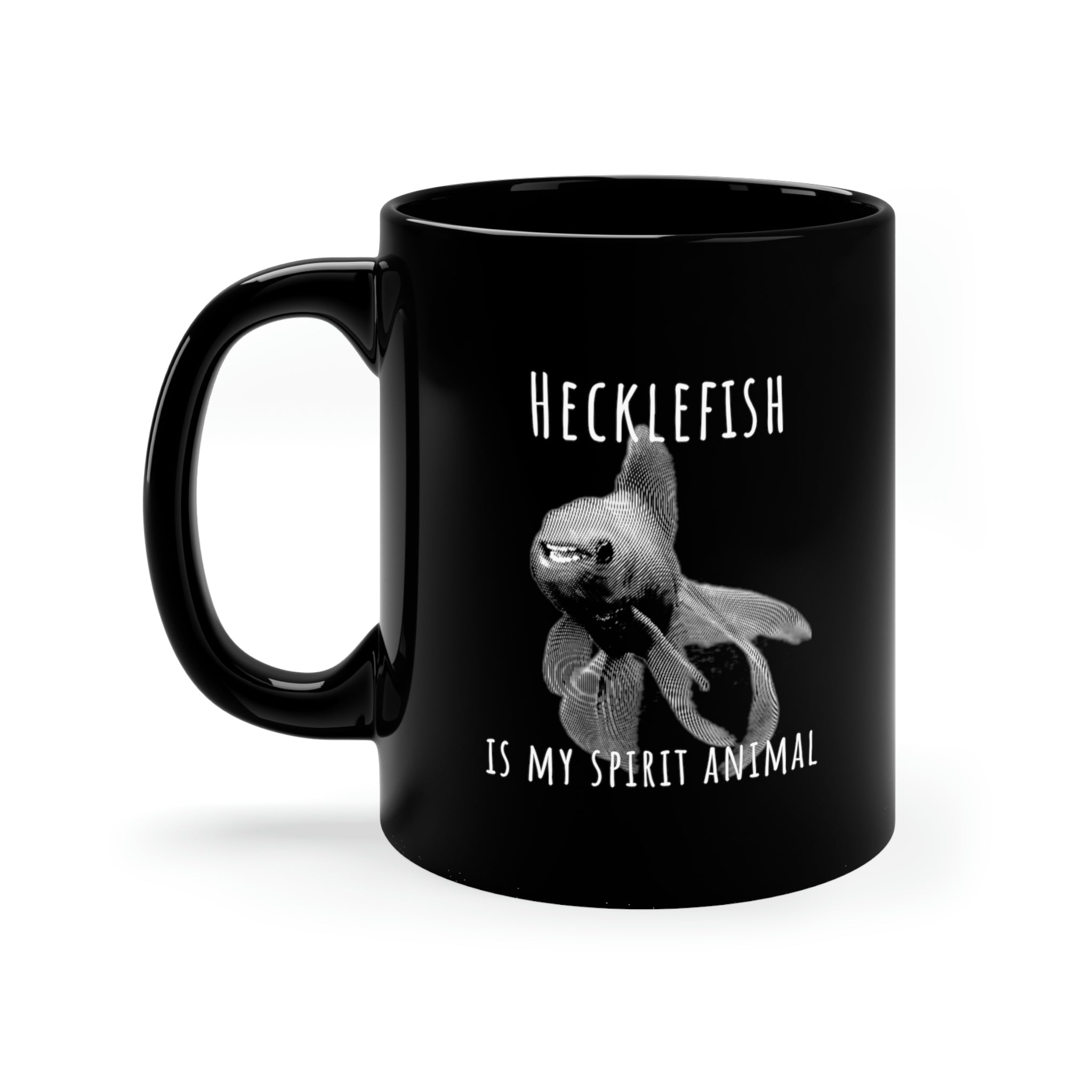 Hecklefish Spirit Animal Coffee Mug, 11oz-3